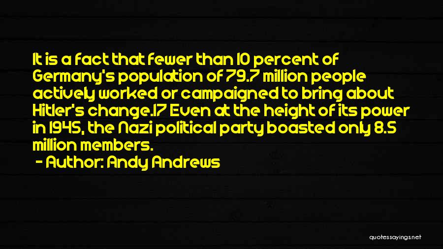 Hitler's Germany Quotes By Andy Andrews
