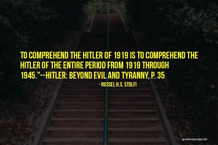 Hitler's Quotes By Russel H.S. Stolfi Hitler's Quotes By Russel H.S. Stolfi