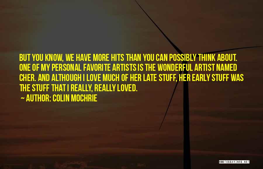 Hits Love Quotes By Colin Mochrie