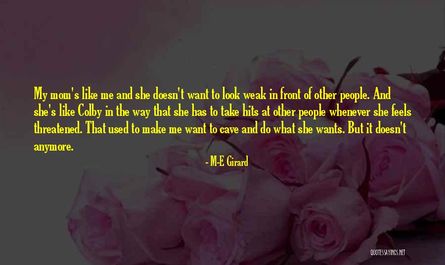 Hits Quotes By M-E Girard Hits Quotes By M-E Girard