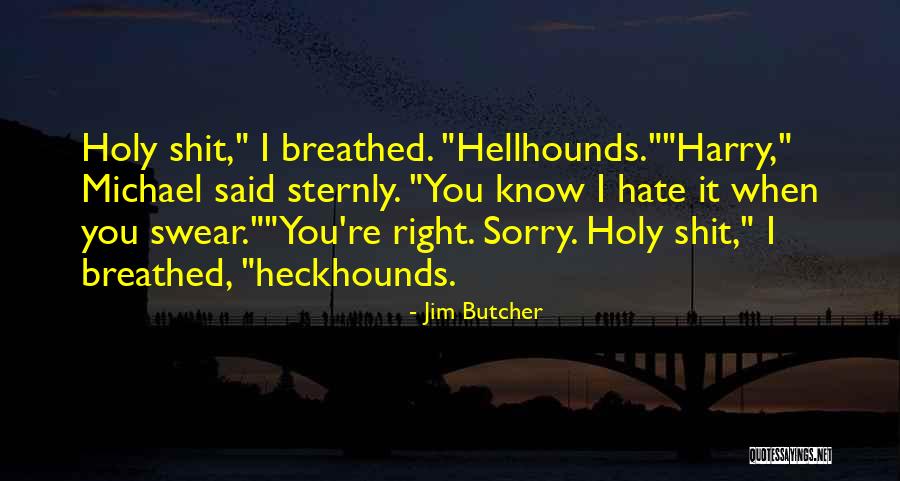 Hittan Quotes By Jim Butcher Hittan Quotes By Jim Butcher