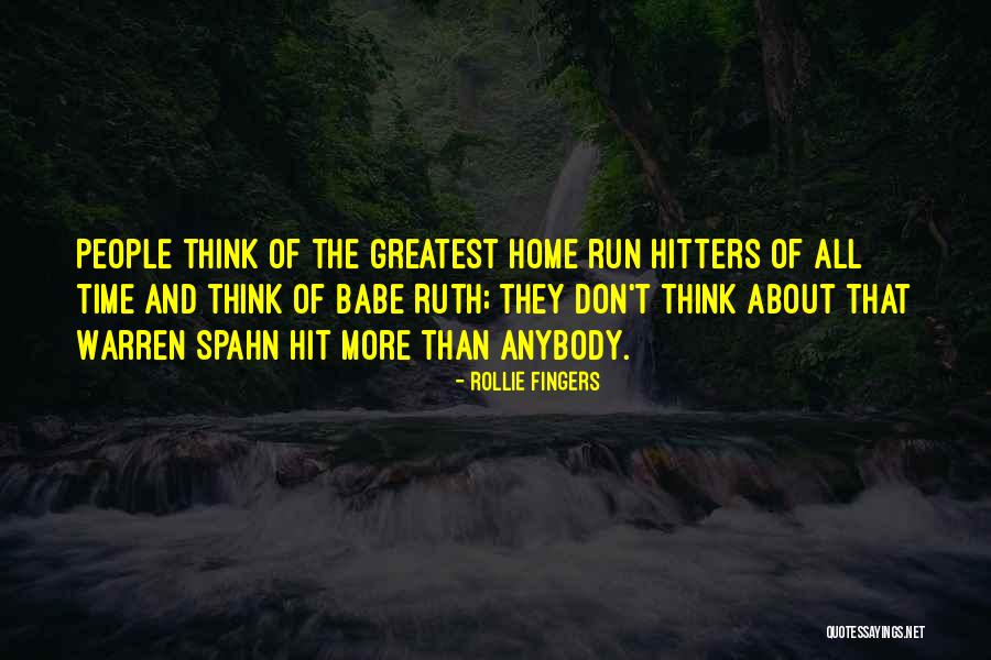 Hitters Quotes By Rollie Fingers Hitters Quotes By Rollie Fingers