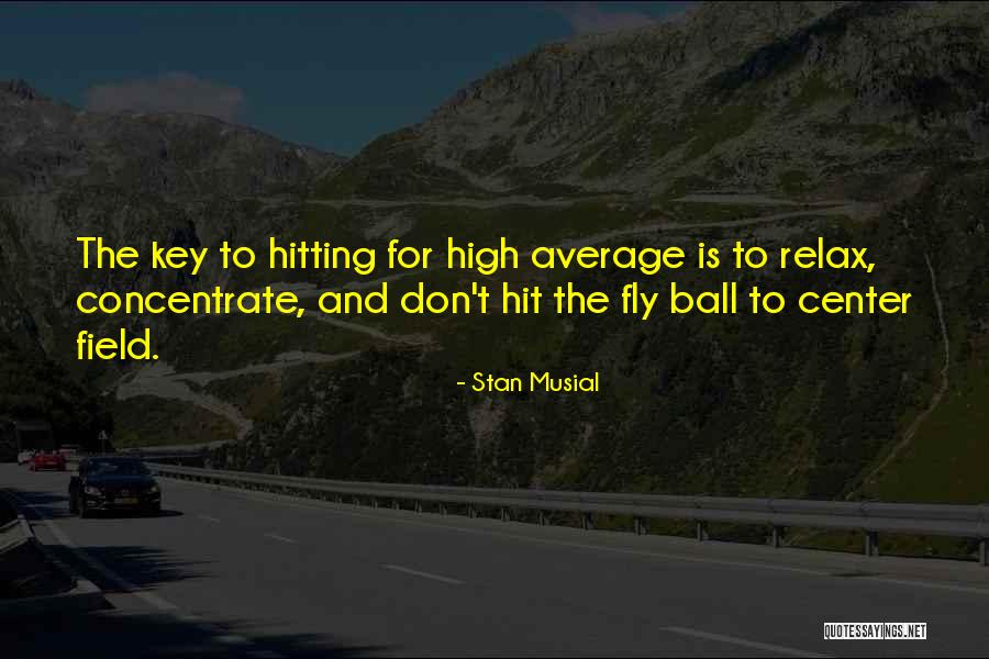 Hitting A Baseball Quotes By Stan Musial