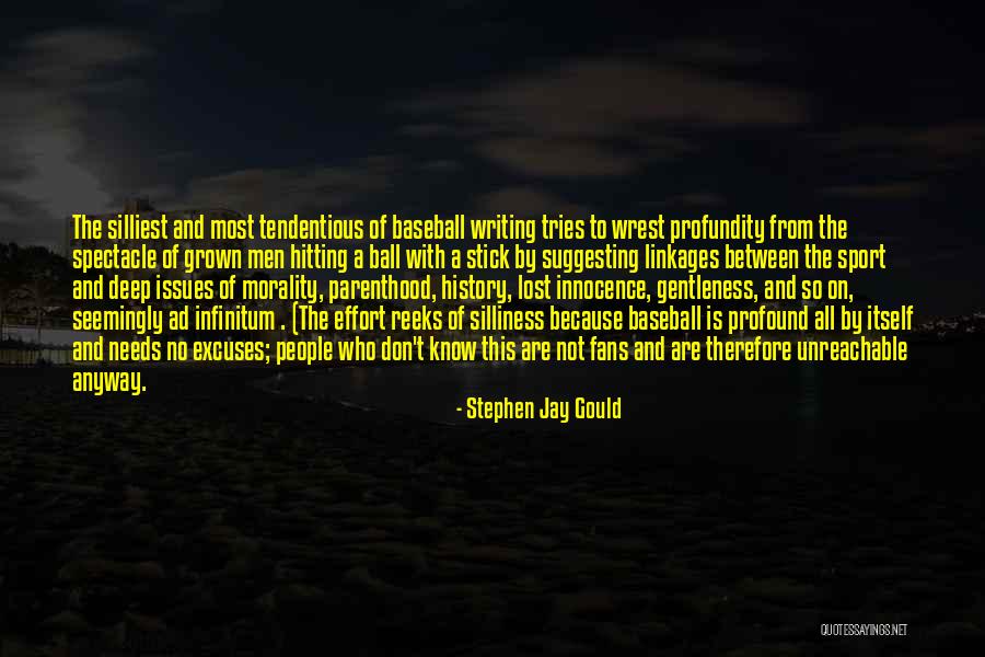 Hitting A Baseball Quotes By Stephen Jay Gould