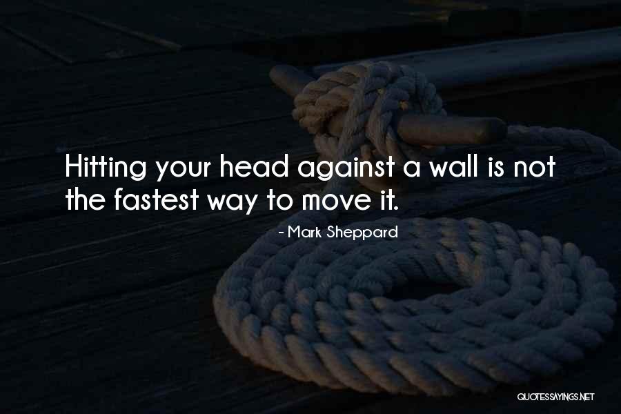Hitting A Wall Quotes By Mark Sheppard Hitting A Wall Quotes By Mark Sheppard