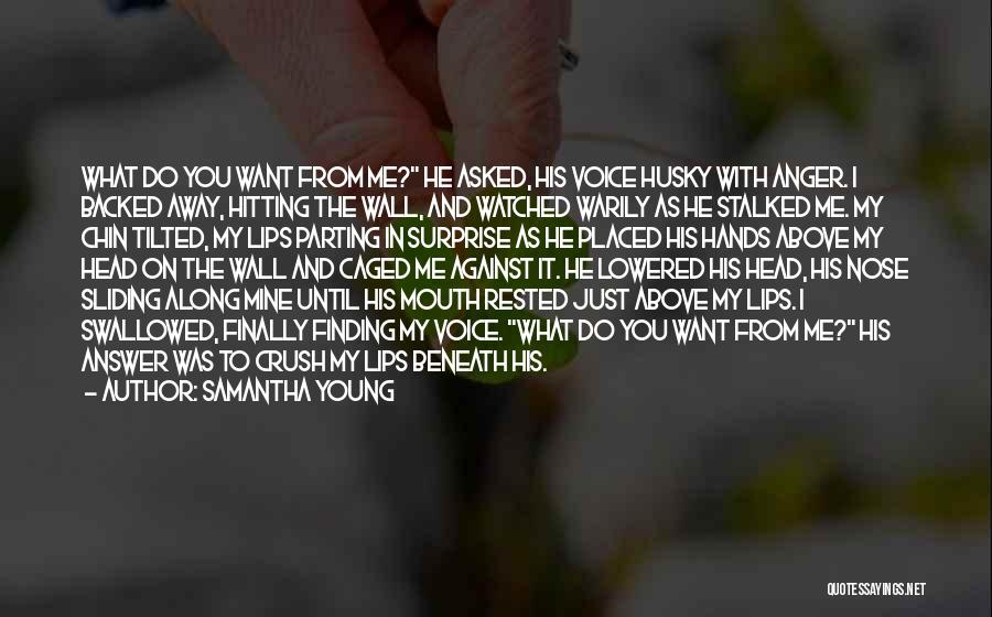 Hitting A Wall Quotes By Samantha Young