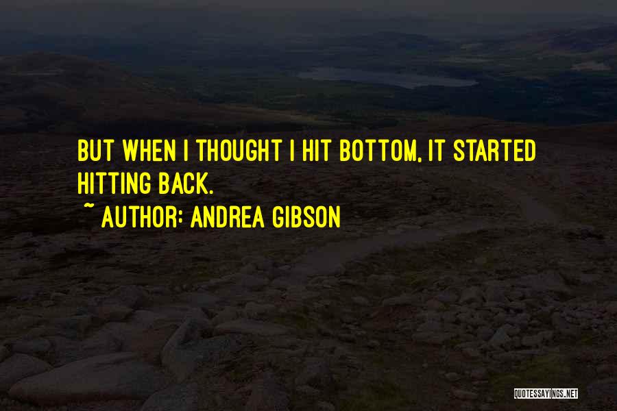 Hitting Back Quotes By Andrea Gibson