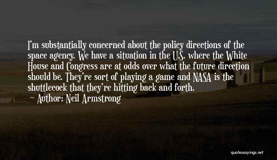 Hitting Back Quotes By Neil Armstrong