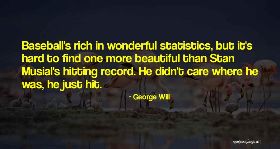 Hitting Baseball Quotes By George Will Hitting Baseball Quotes By George Will