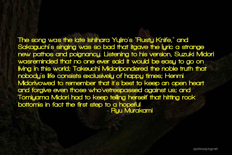 Hitting Bottom Quotes By Ryu Murakami Hitting Bottom Quotes By Ryu Murakami