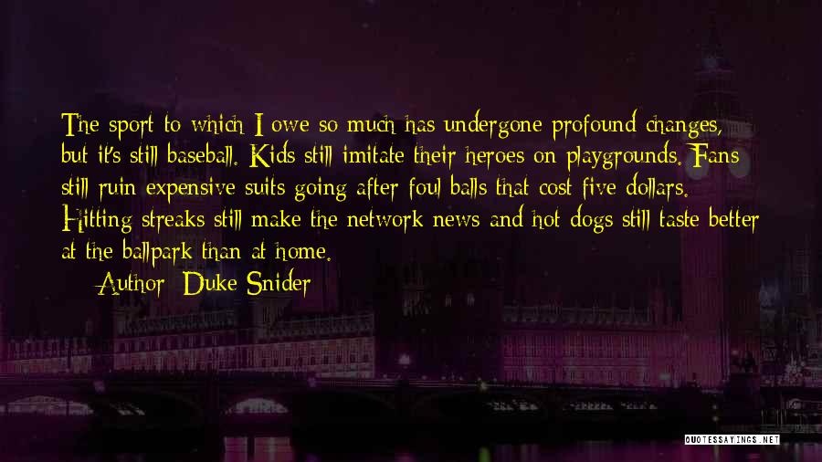 Hitting In Baseball Quotes By Duke Snider