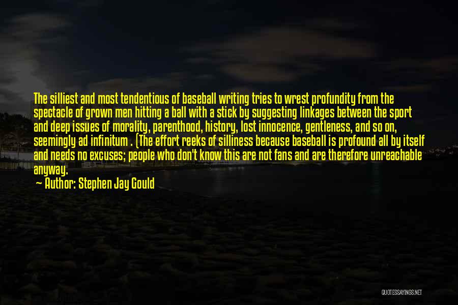 Hitting In Baseball Quotes By Stephen Jay Gould