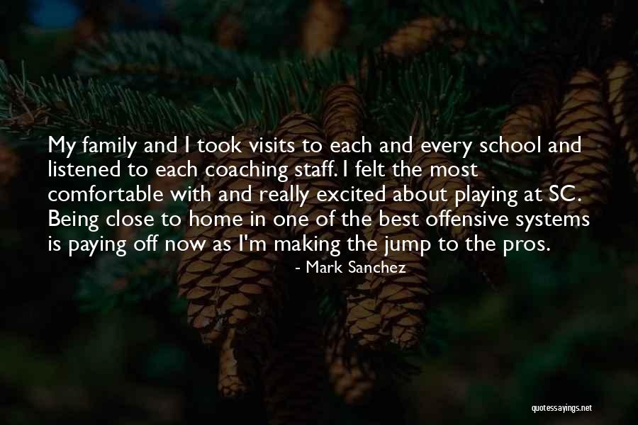 Hjelte Field Quotes By Mark Sanchez Hjelte Field Quotes By Mark Sanchez