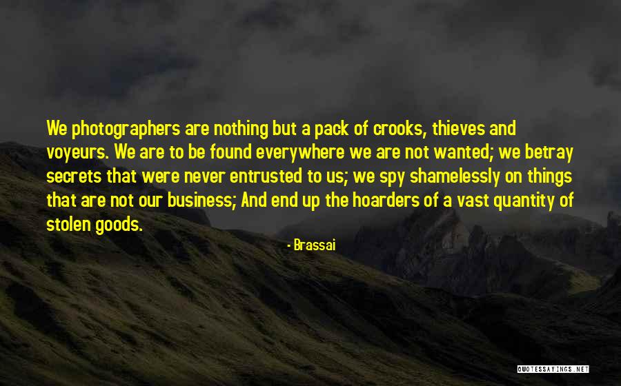 Hoarders Quotes By Brassai