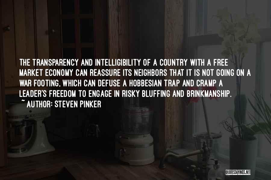 Hobbesian Quotes By Steven Pinker