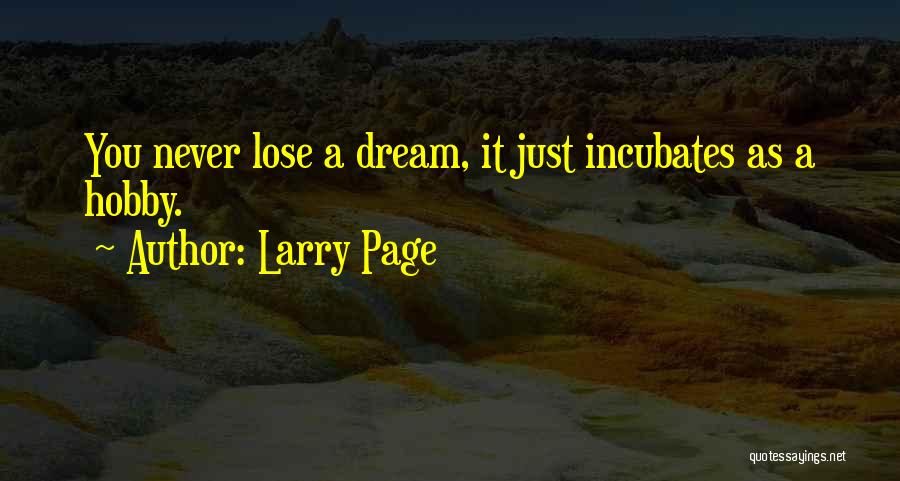 Hobbies Quotes By Larry Page