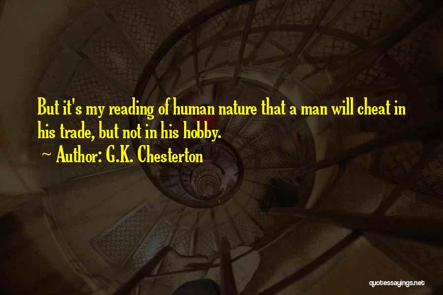 Hobby Quotes By G.K. Chesterton