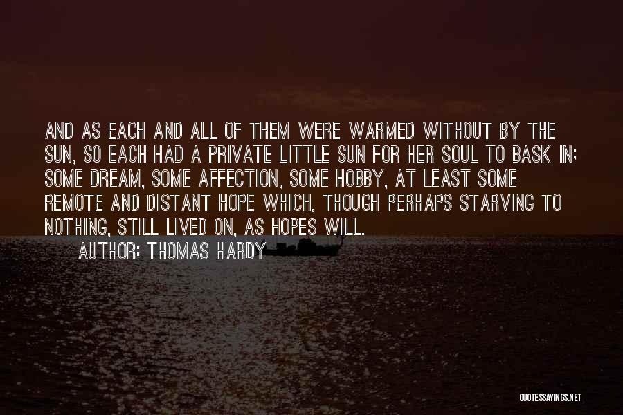 Hobby Quotes By Thomas Hardy