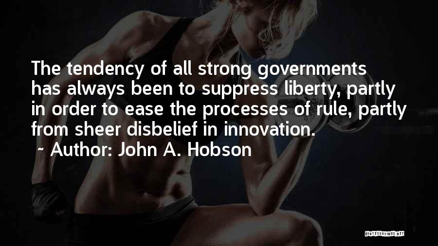 Hobson Quotes By John A. Hobson