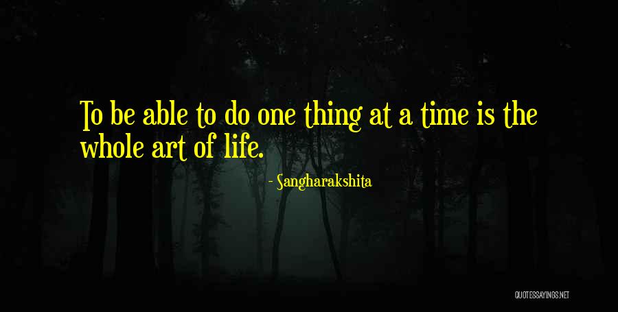 Hochbaum Tours Quotes By Sangharakshita