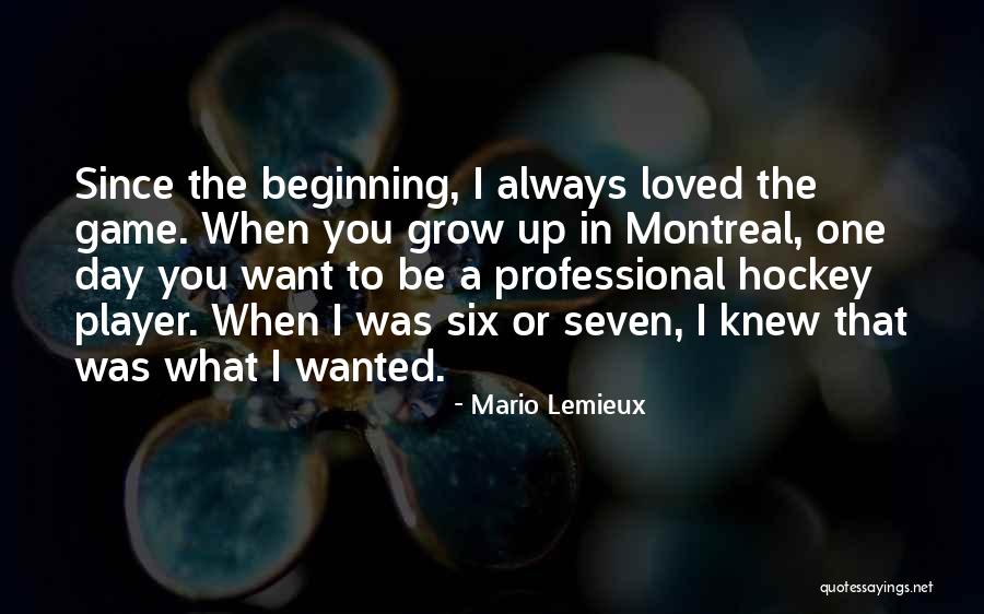 Hockey Game Quotes By Mario Lemieux Hockey Game Quotes By Mario Lemieux