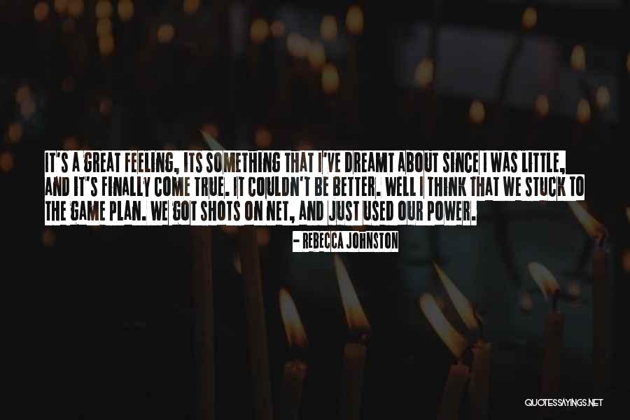 Hockey Game Quotes By Rebecca Johnston Hockey Game Quotes By Rebecca Johnston
