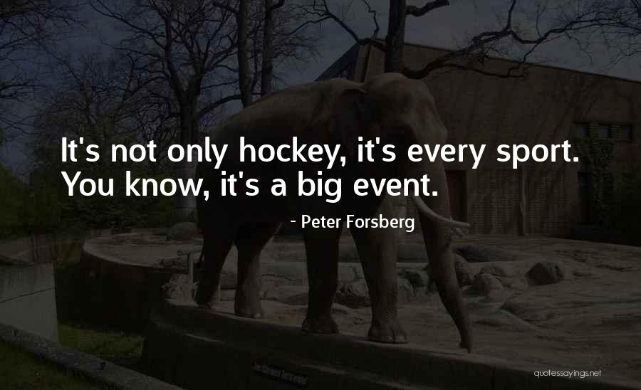 Hockey.nl Quotes By Peter Forsberg