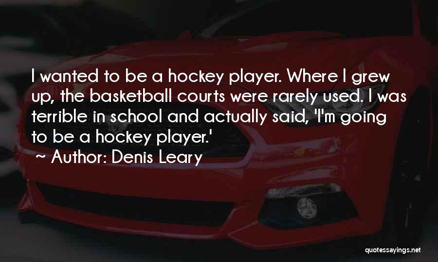 Hockey Player Quotes By Denis Leary