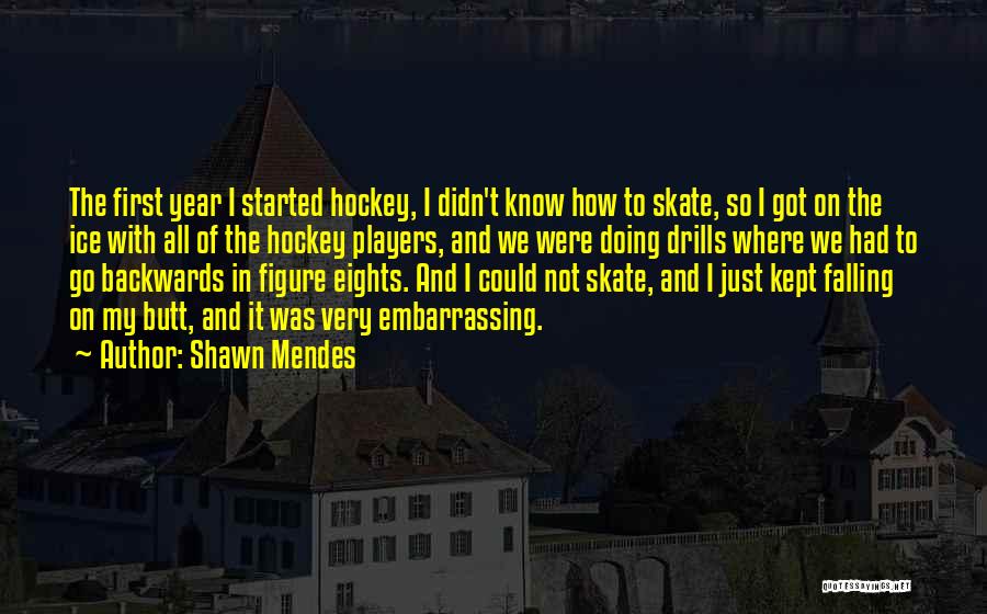 Hockey Players Quotes By Shawn Mendes