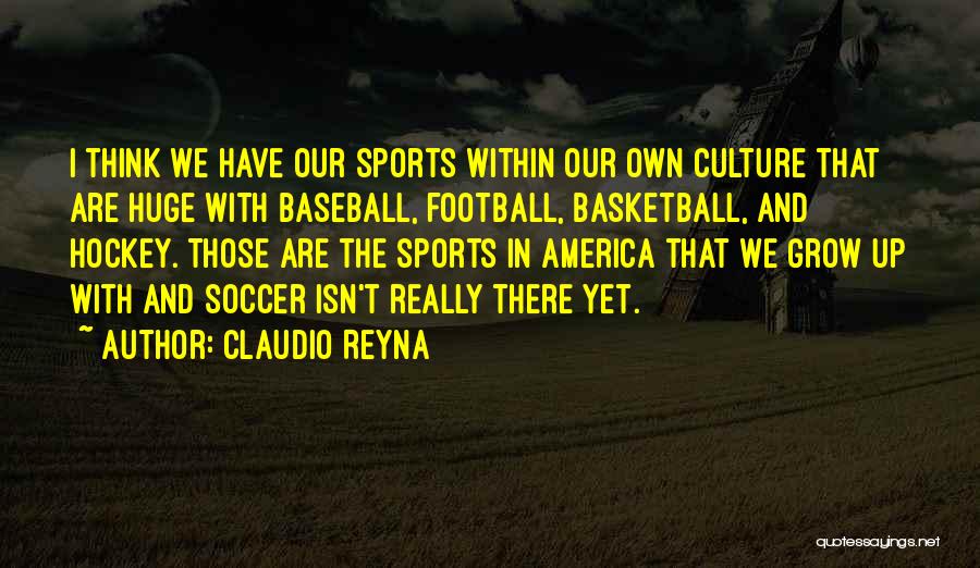 Hockey Quotes By Claudio Reyna