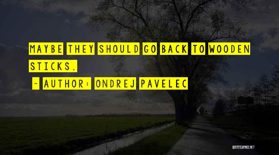 Hockey Sticks Quotes By Ondrej Pavelec