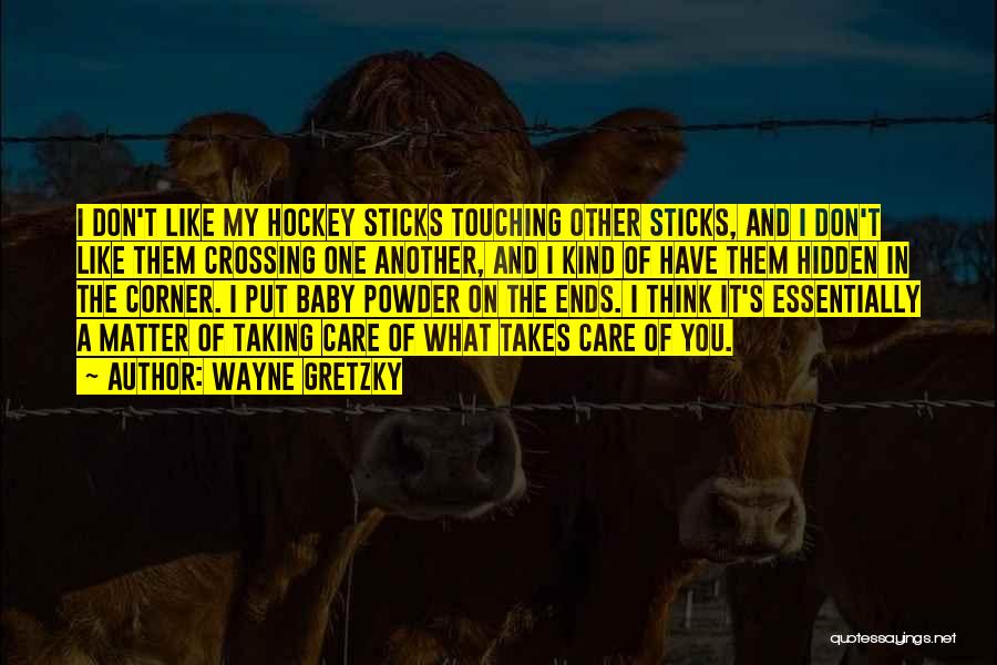 Hockey Sticks Quotes By Wayne Gretzky