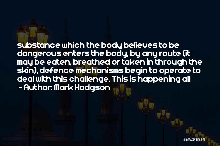 Hodgson Quotes By Mark Hodgson