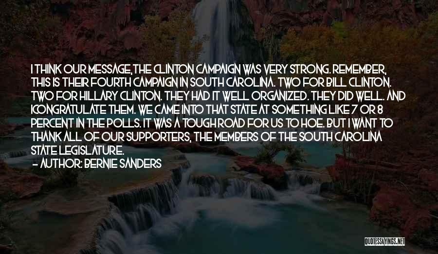 Hoe Quotes By Bernie Sanders