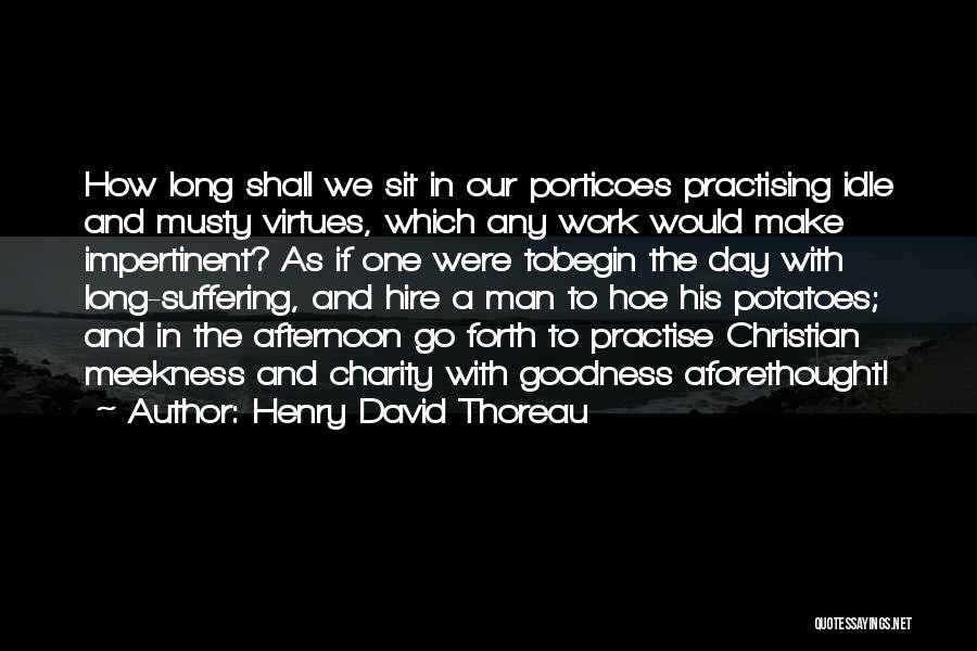 Hoe Quotes By Henry David Thoreau