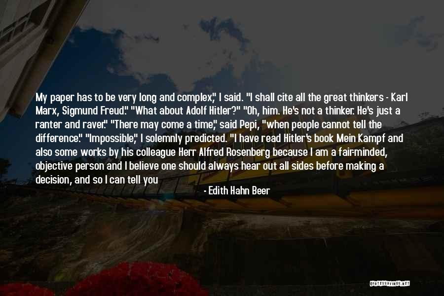Hoeveelheid Rijst Quotes By Edith Hahn Beer Hoeveelheid Rijst Quotes By Edith Hahn Beer