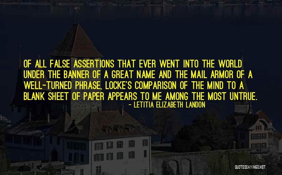 Hoey Investments Quotes By Letitia Elizabeth Landon Hoey Investments Quotes By Letitia Elizabeth Landon