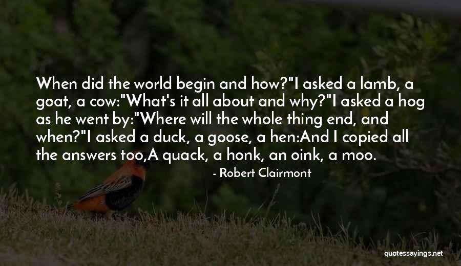 Hog Quotes By Robert Clairmont Hog Quotes By Robert Clairmont