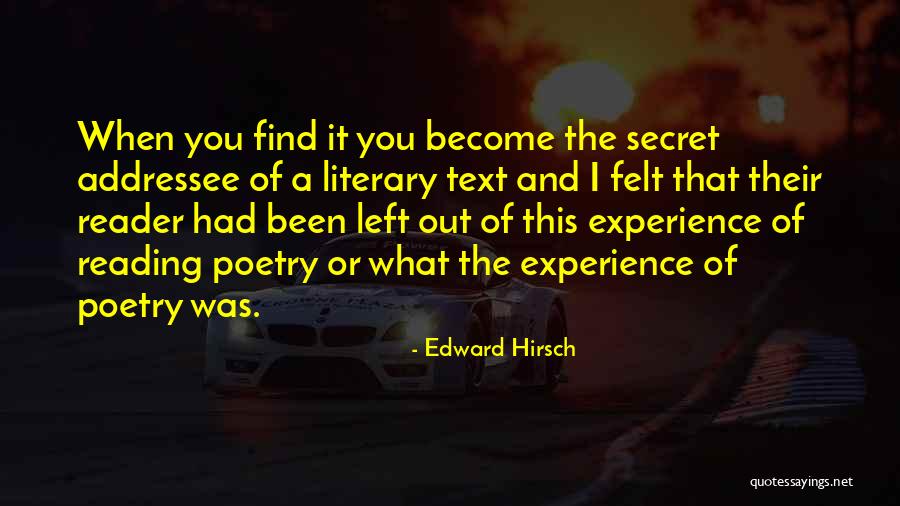 Hoglets Quotes By Edward Hirsch Hoglets Quotes By Edward Hirsch