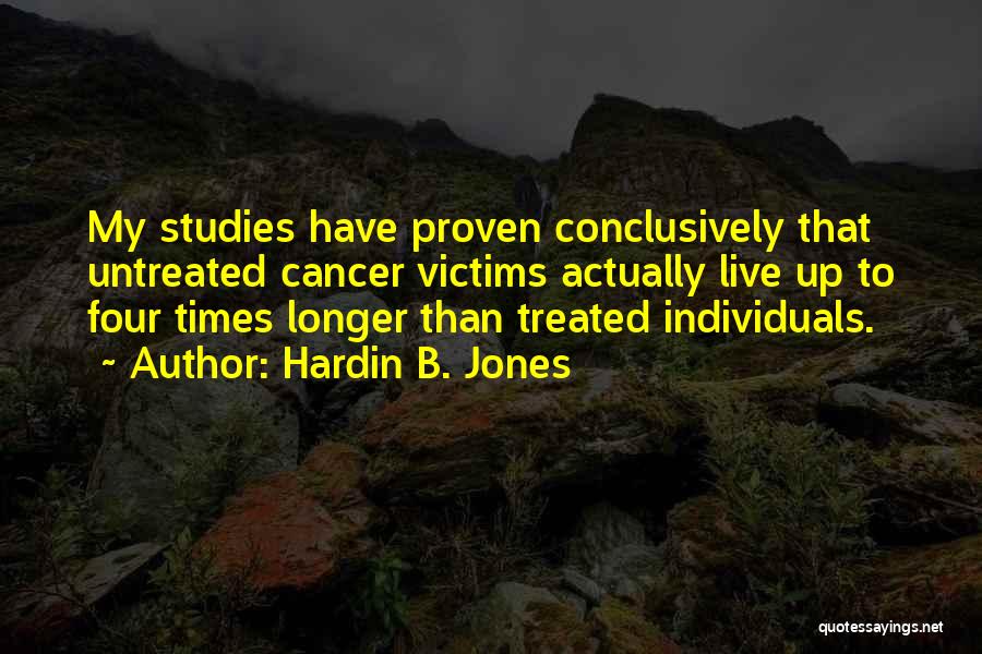 Hohlen Quotes By Hardin B. Jones