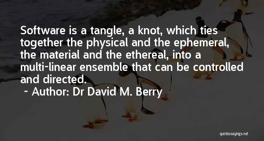 Hoholik Quotes By Dr David M. Berry