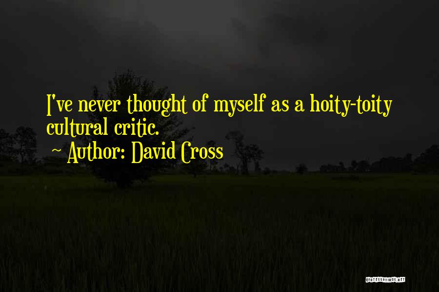 Hoity Toity Quotes By David Cross