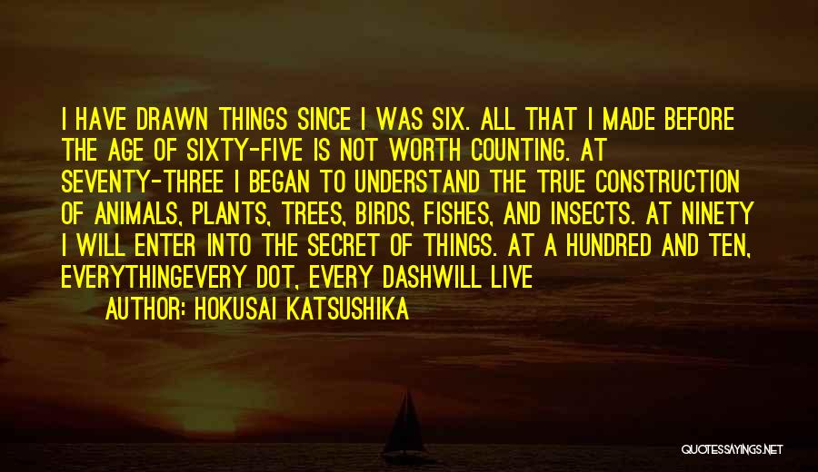 Hokusai Katsushika Quotes 560628