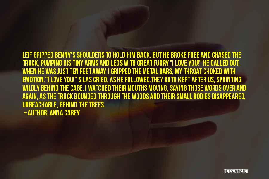 Hold Back Love Quotes By Anna Carey