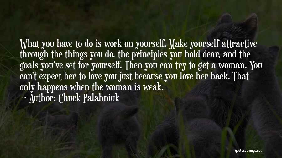Hold Back Love Quotes By Chuck Palahniuk
