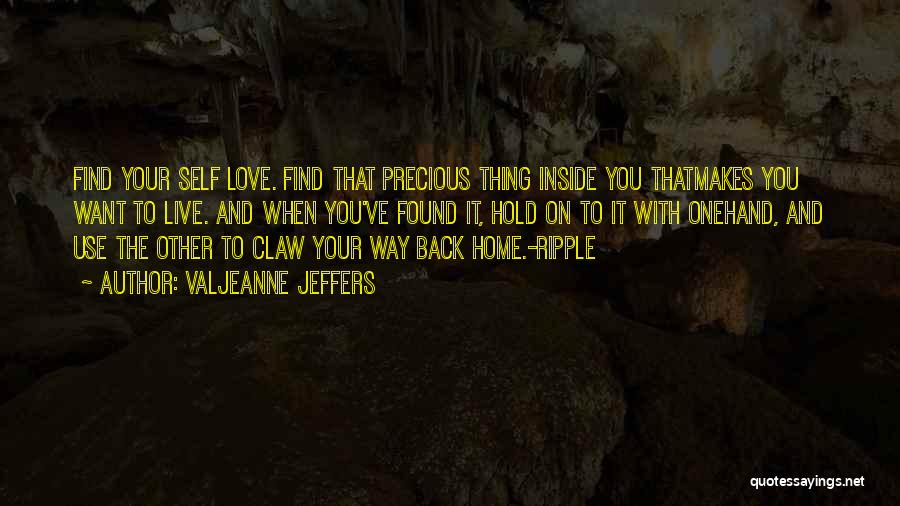 Hold Back Love Quotes By Valjeanne Jeffers