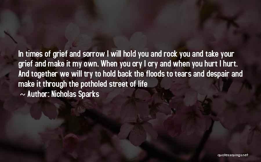 Hold Back The Tears Quotes By Nicholas Sparks