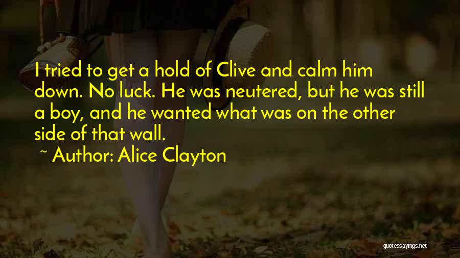 Hold Him Down Quotes By Alice Clayton