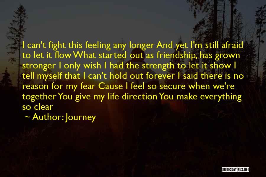 Hold You Forever Quotes By Journey