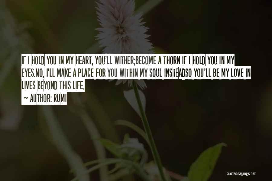 Hold You In My Heart Quotes By Rumi